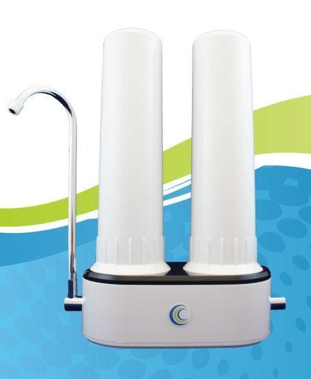 Aquacera Twin Countertop Fluoride Plus Water Filter System