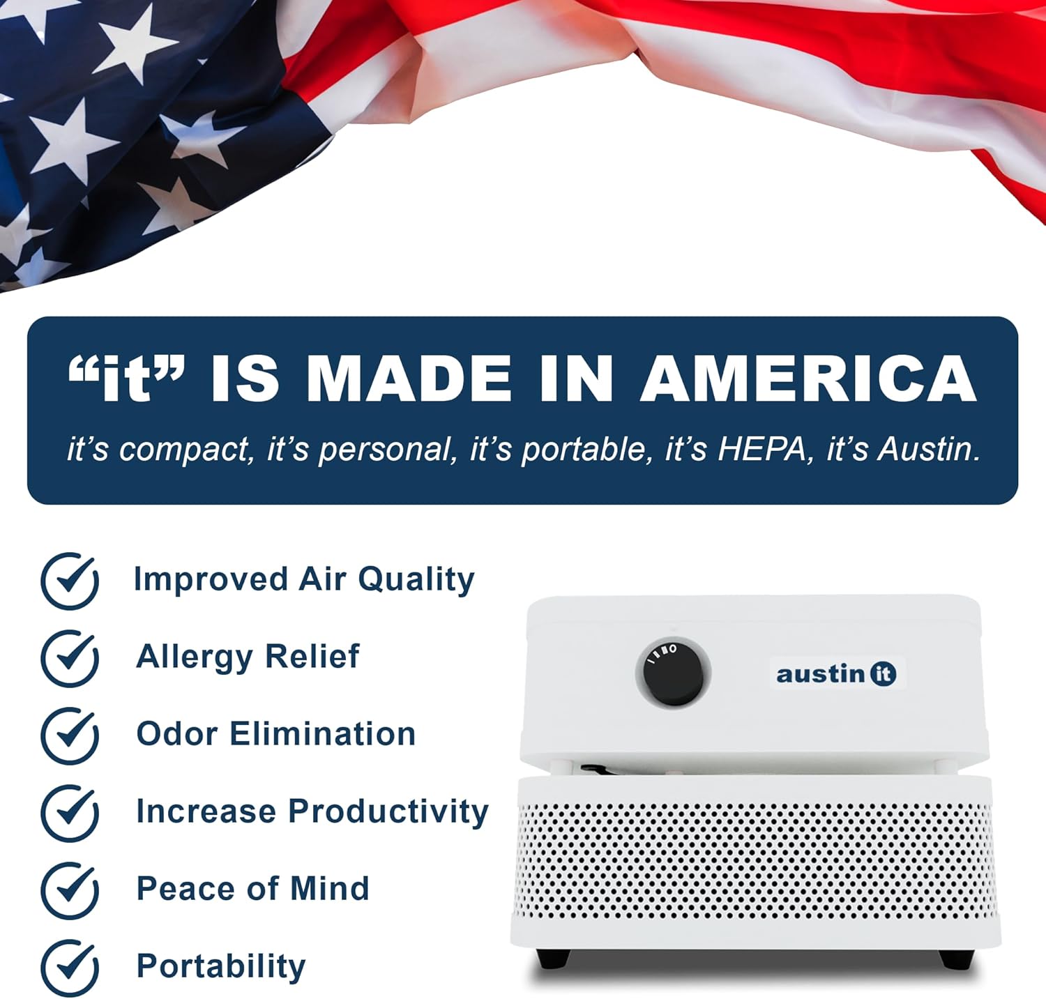 Austin Air It Personal Air Purifier
