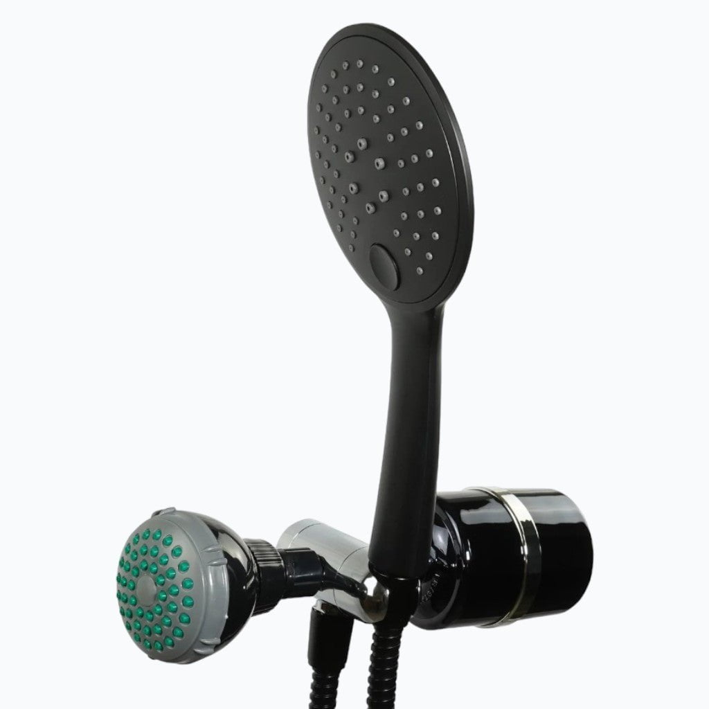 Crystal Quest Handheld and Shower Head Combo Filter