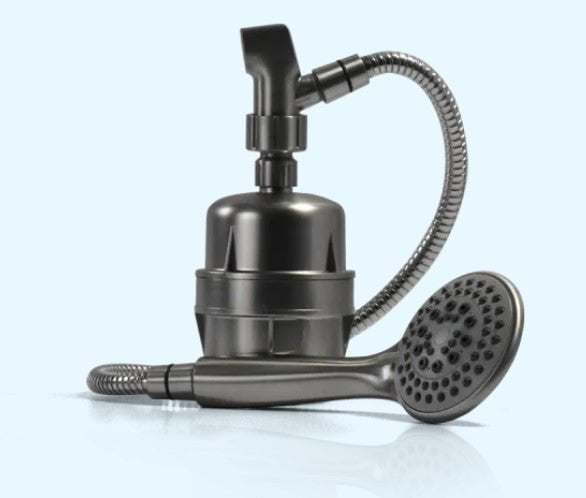 ProOne Brushed Nickel Handheld Shower Head Filter