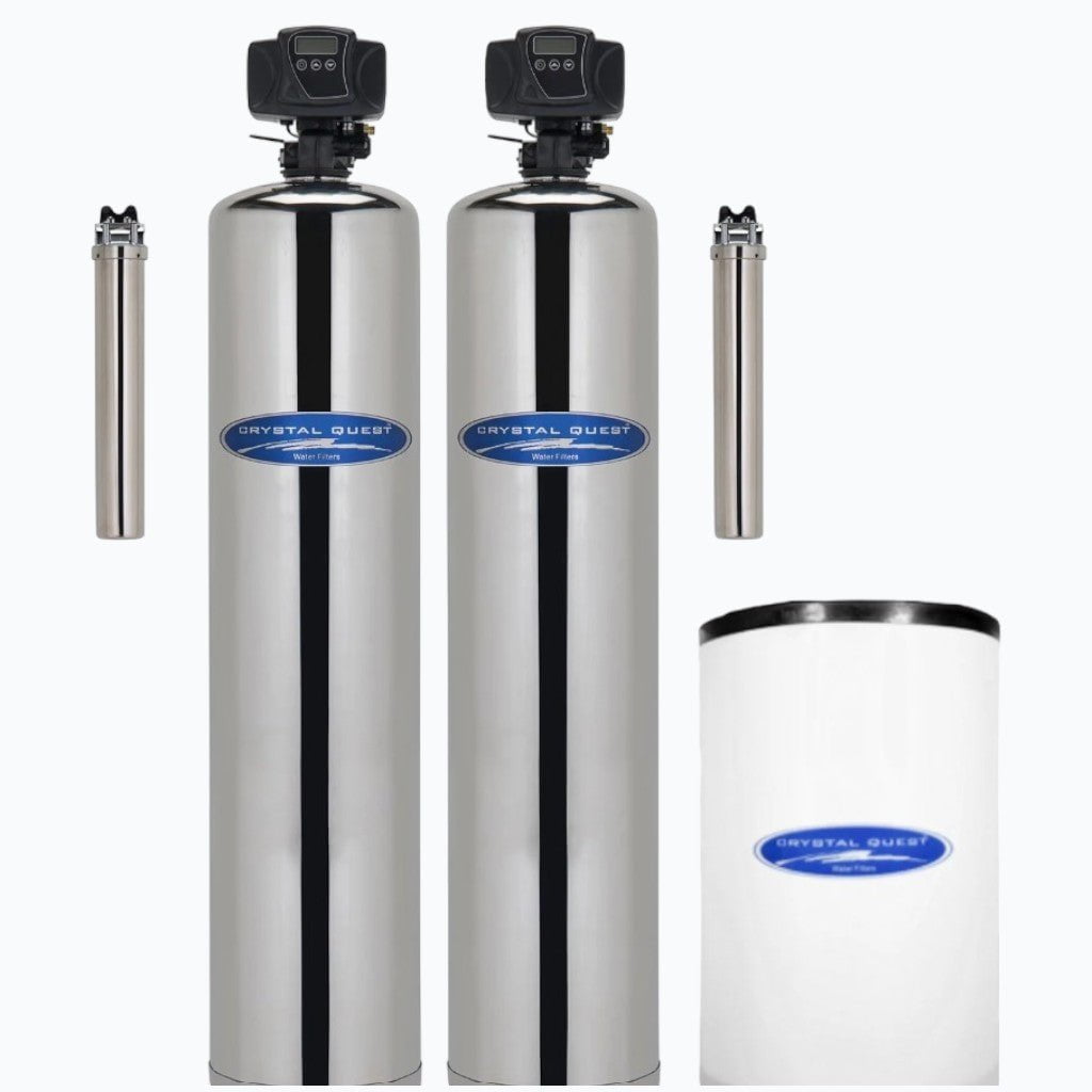 Crystal Quest Whole House Water Filter Optional Water Softener