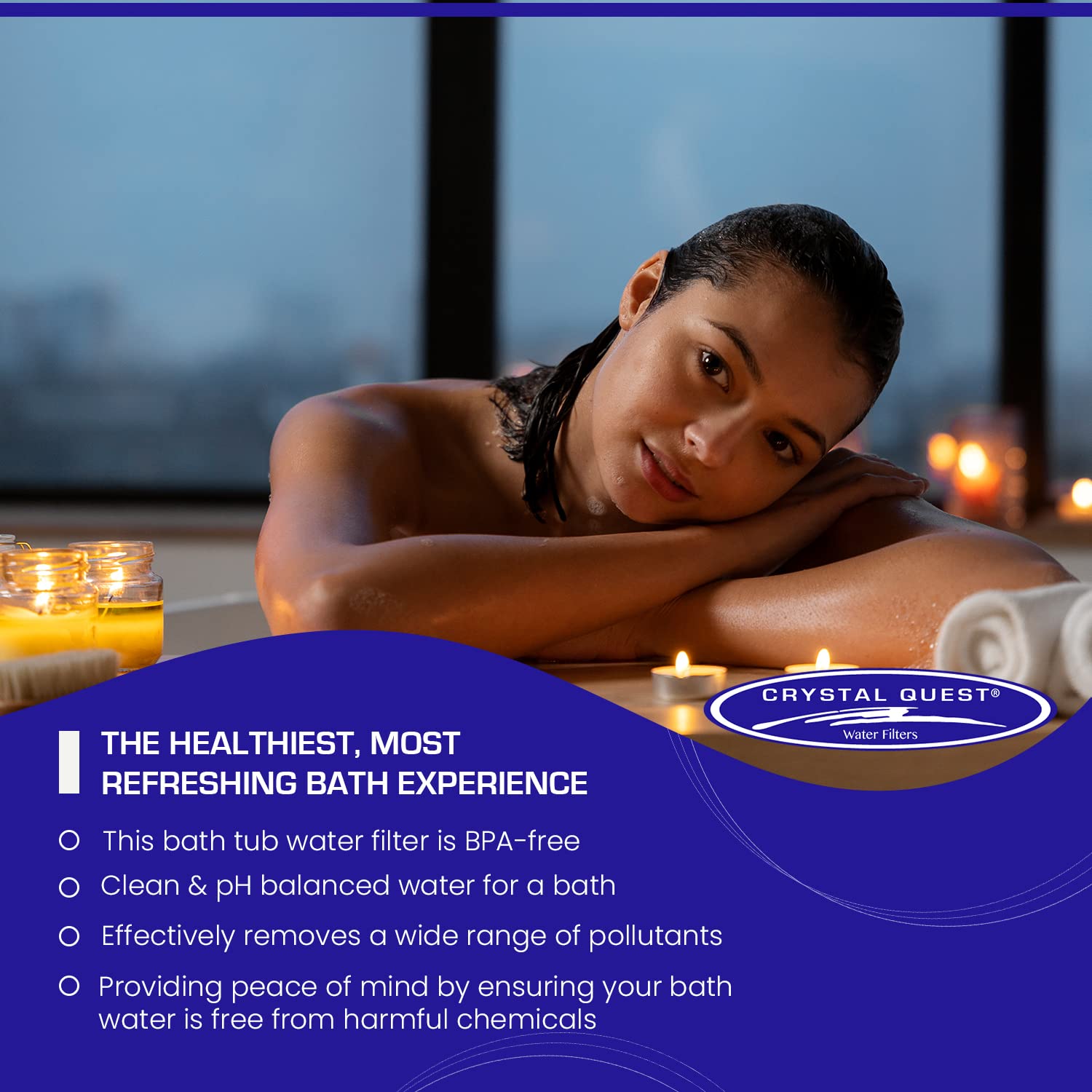 Crystal Quest Bath Ball Water Filter