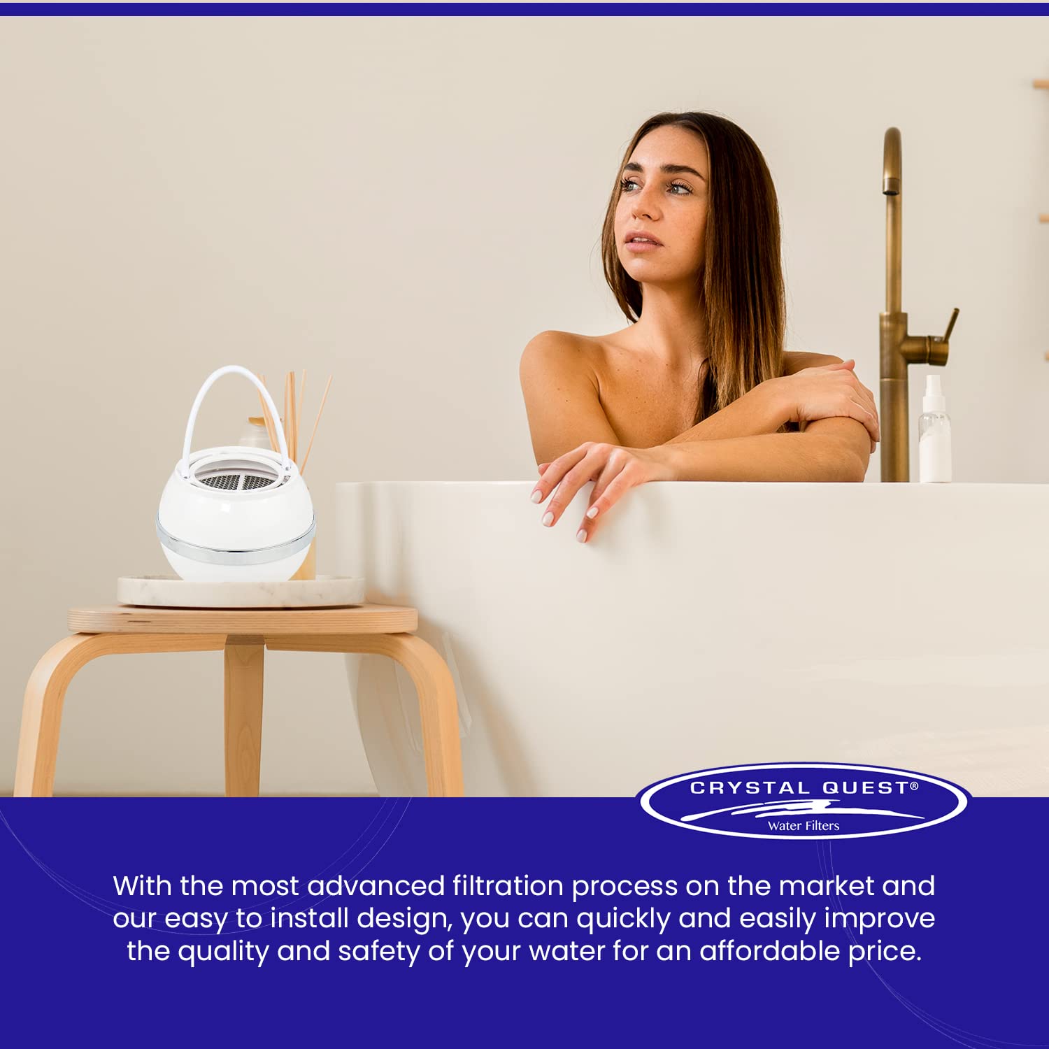 Crystal Quest Bath Ball Water Filter