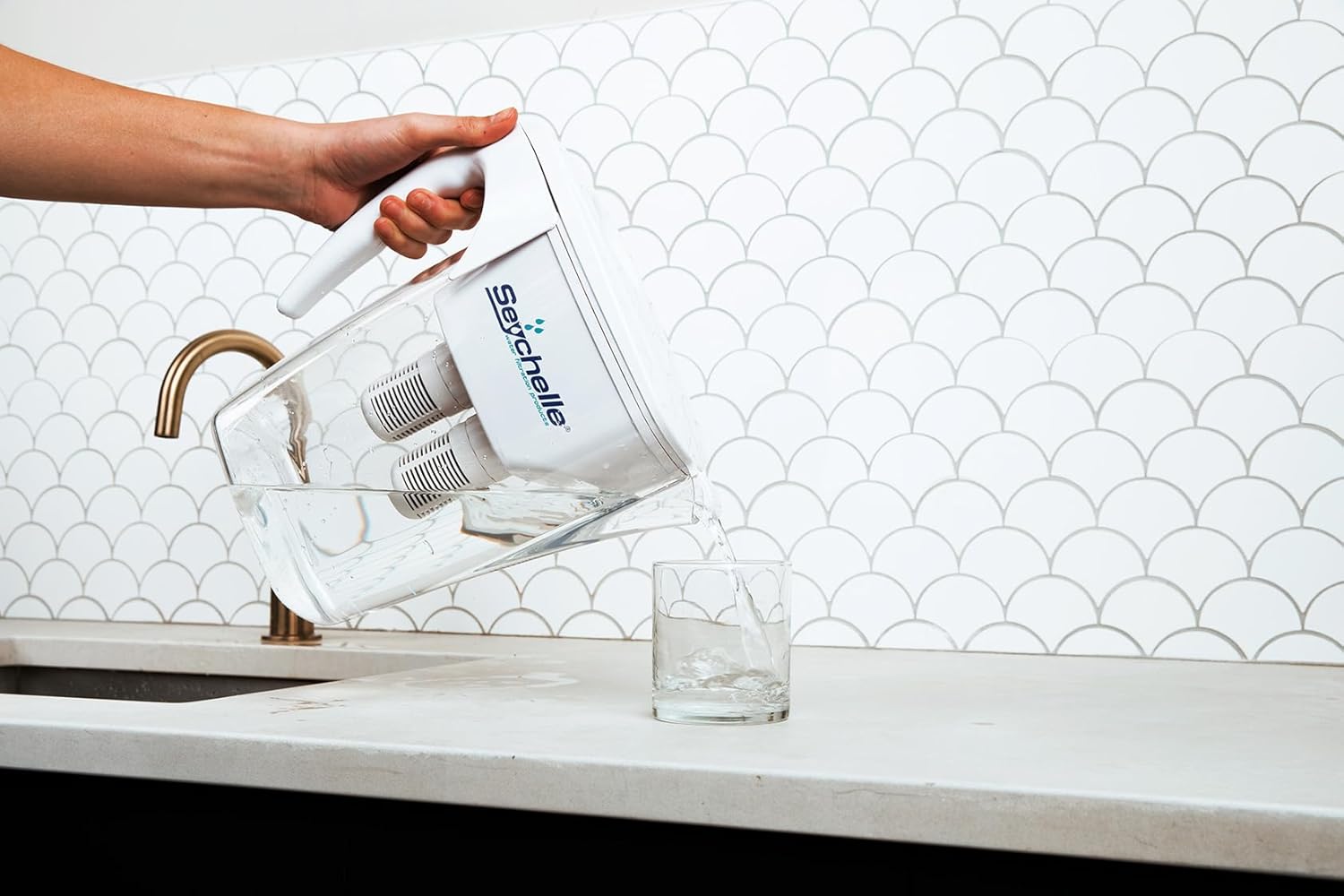 Seychelle pH2O Alkaline Water Filter Pitcher