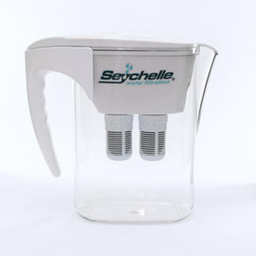 Seychelle Water Filter Pitcher - Filters Fluoride Plus