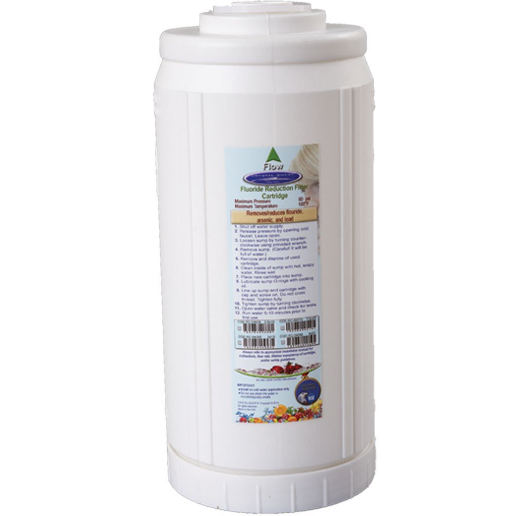 Crystal Quest Calcium GAC Fluoride Reduction Filter Cartridge