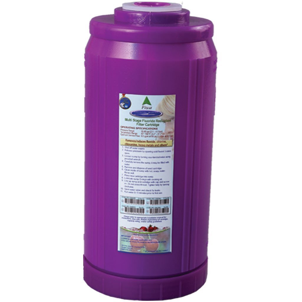 Crystal Quest SMART + Calcium GAC Fluoride Reduction Cartridge