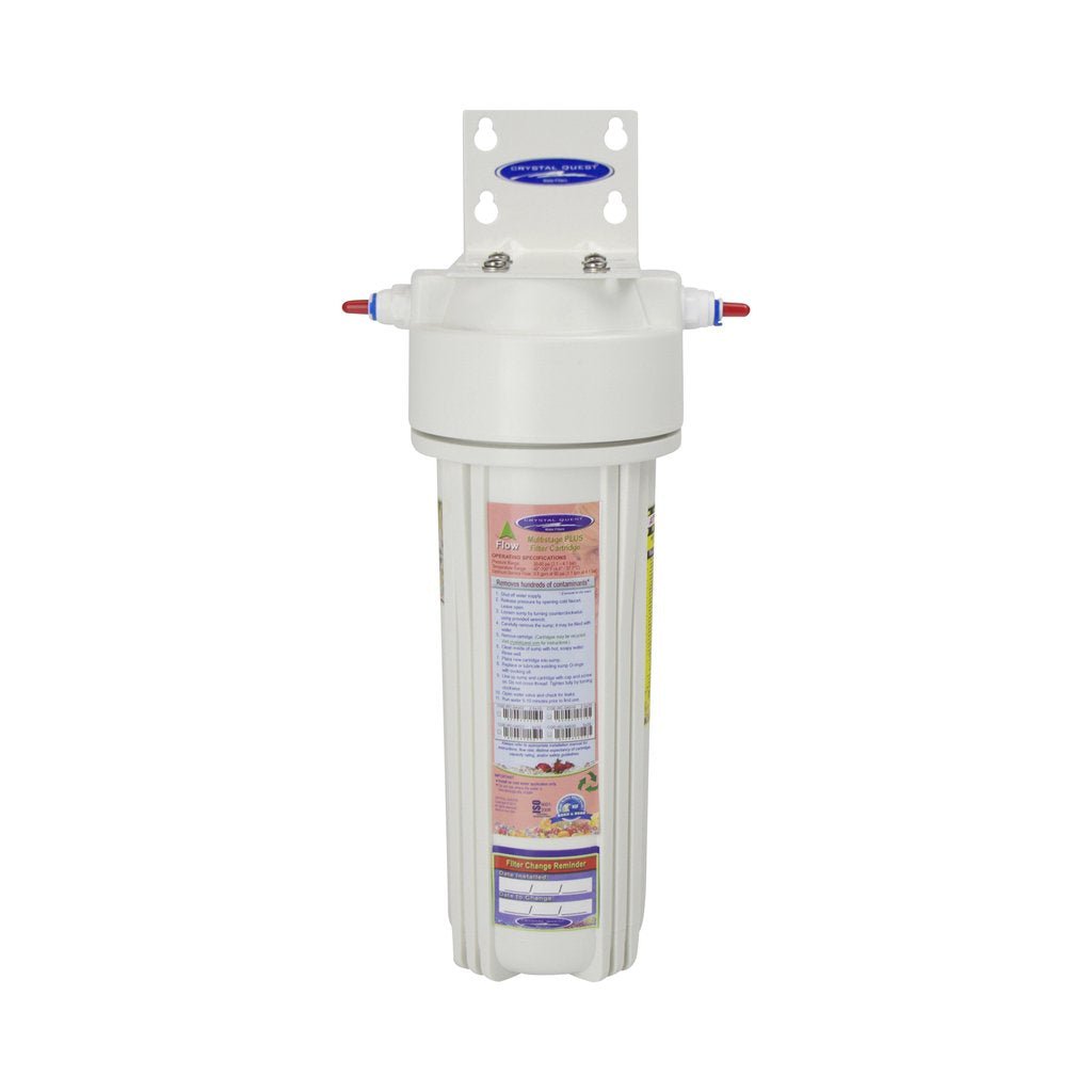 Crystal Quest Nitrate Removal + SMART Refrigerator / In-line Water Filter System