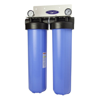 Crystal Quest Big Blue Whole House Iron Plus Water Filter