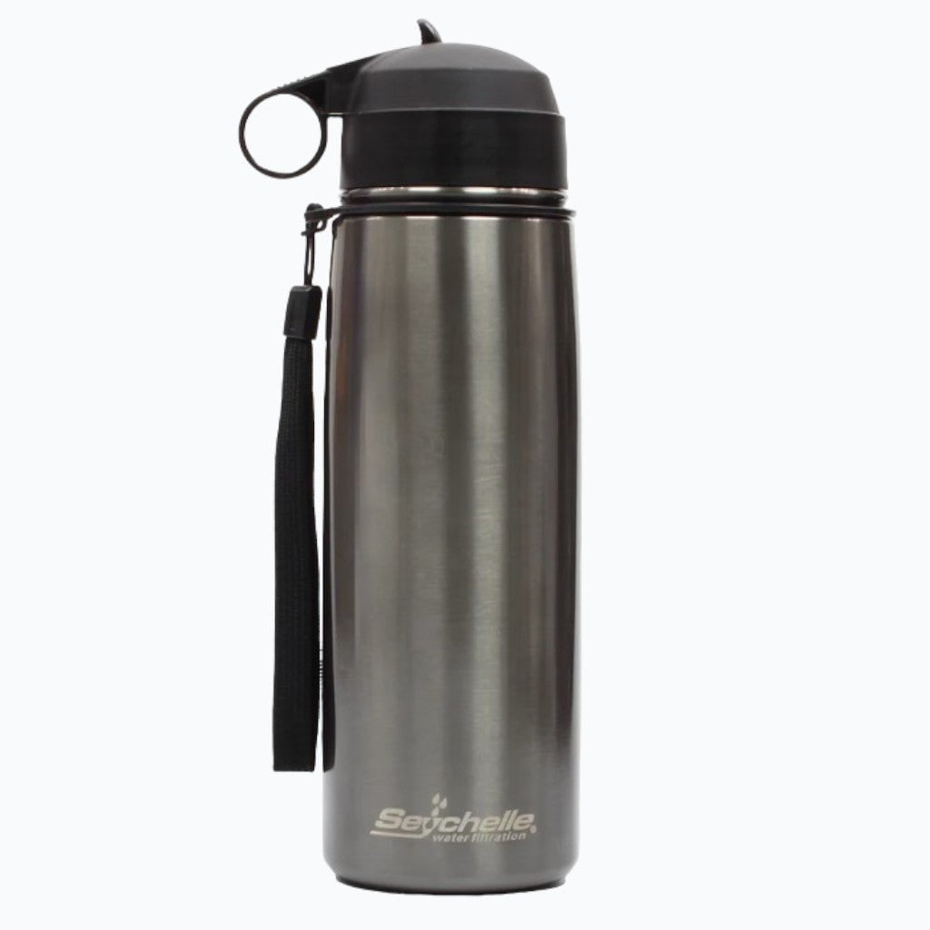 Seychelle Stainless Steel Thermal Insulated 26oz PH Plus Water Filter Bottle