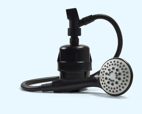 ProOne Black Handheld Shower Head Filter