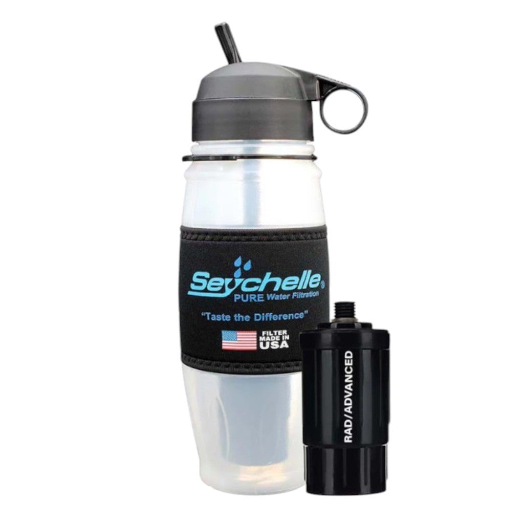 Seychelle 28oz RAD/ADVANCED Flip Top Water Filter Bottle