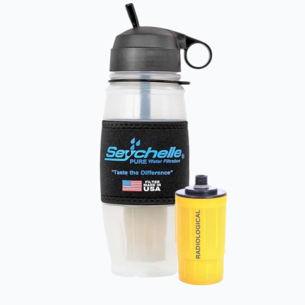 Seychelle Flip Top 28oz Radiological Water Filter Bottle