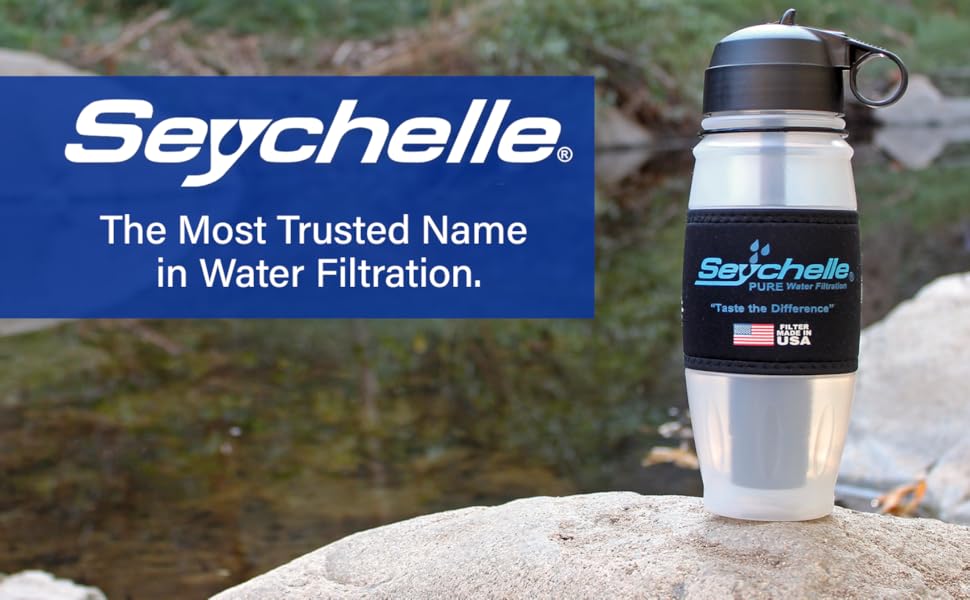 Seychelle 28oz RAD/ADVANCED Flip Top Water Filter Bottle – Quality