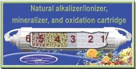 Crystal Quest Inline Natural (Alkalinize) Ionizer, Mineralizer and Oxidation Cartridge