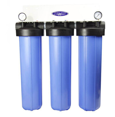 Crystal Quest Big Blue Whole House Iron Plus Water Filter