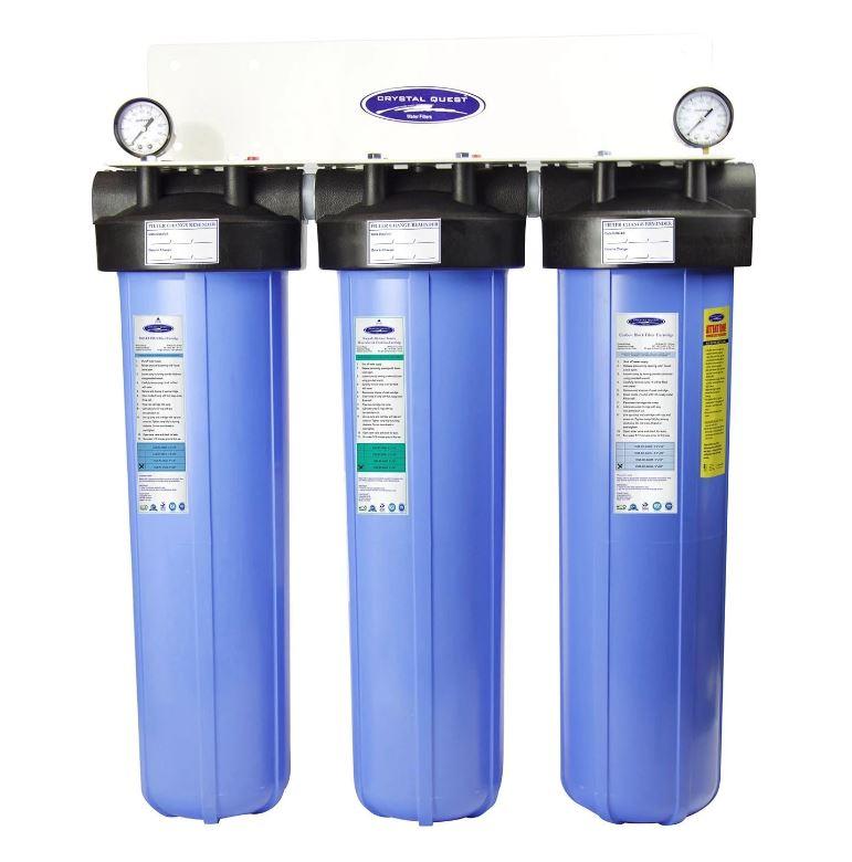 Crystal Quest Big Blue Whole House Water Filter, Alkalizing