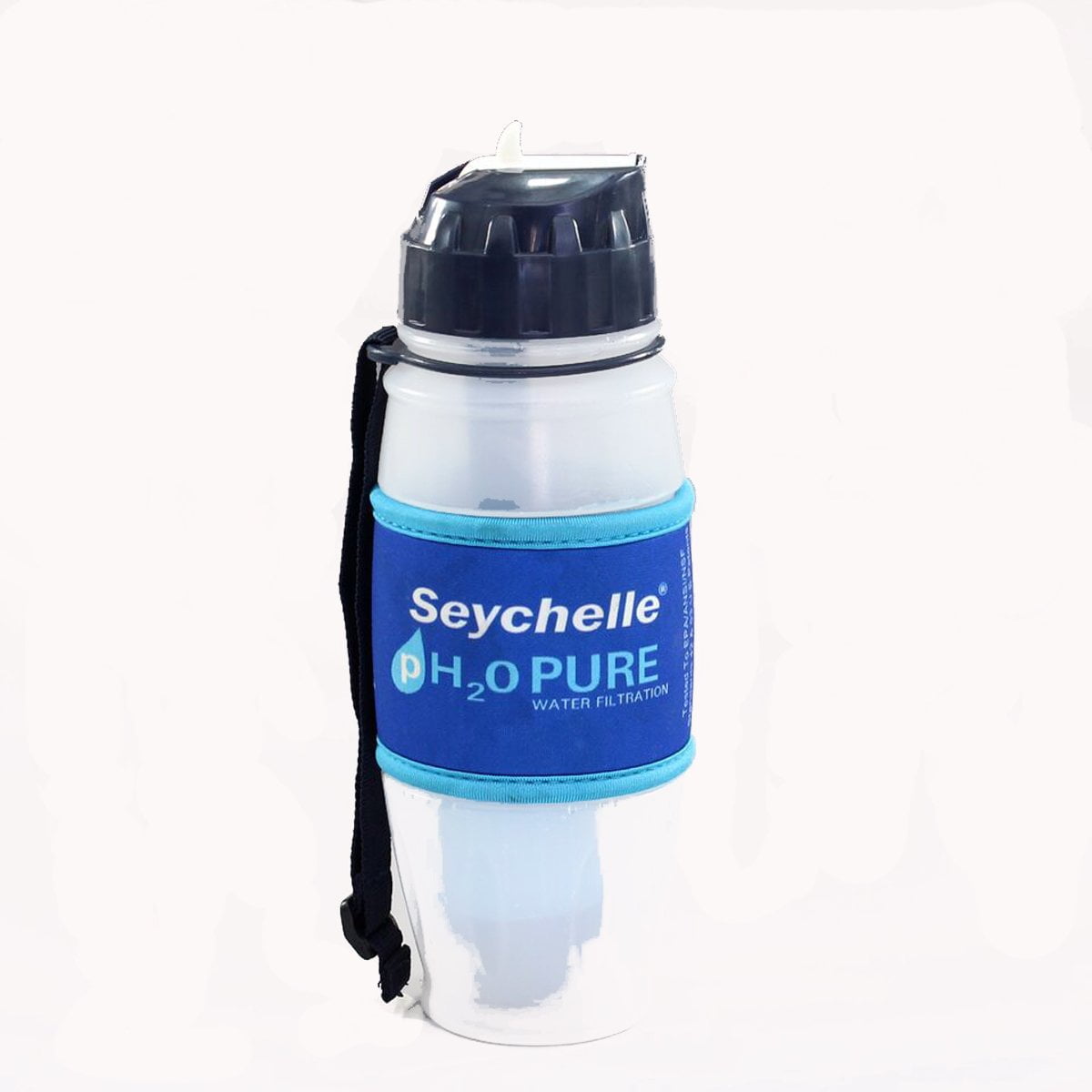 Seychelle Blue Thermal Insulated 26oz PH Plus Water Filter Bottle