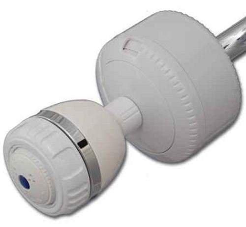 Sprite Slim-Line Shower Filter With Massage Shower Head