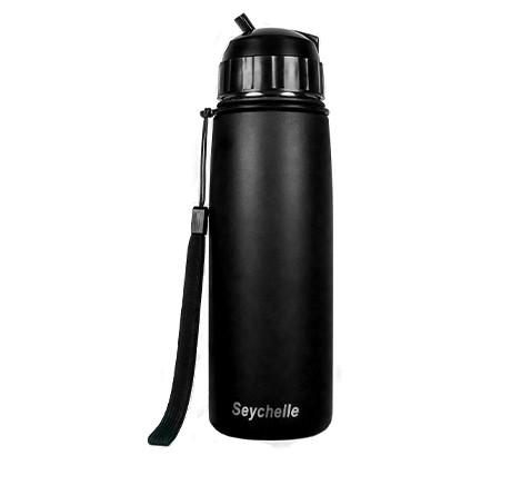 Seychelle Black Thermal Insulated 26oz PH Plus Water Filter Bottle